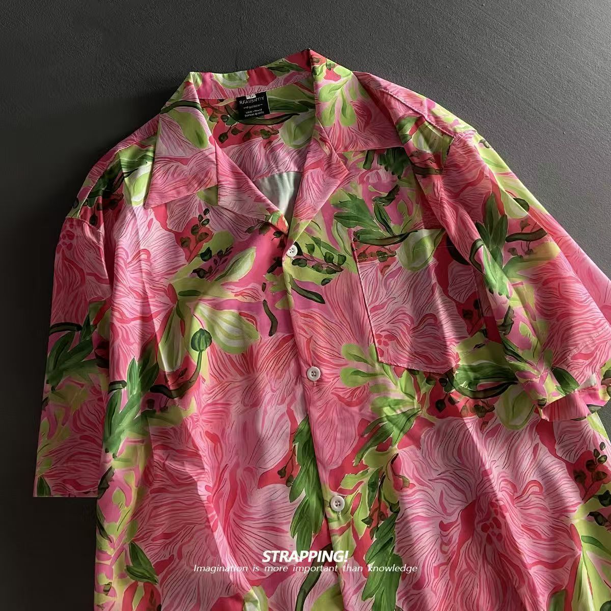 Vintage Hawaiian Floral Shirt - Camicie hawaiane con colletto cubano floreale