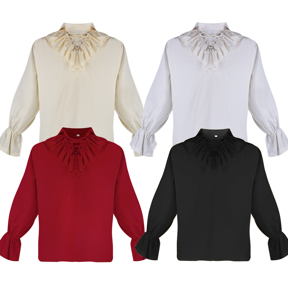 Shirts - Camicie Medievali Vichinghe Pirata Vampiro, Camicia