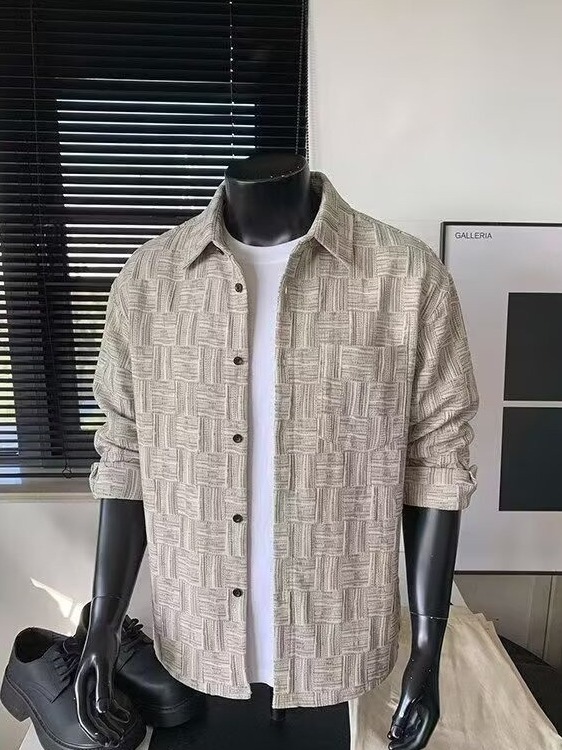 Camicia Casual a Maniche Lungh - Corduroy Button Up Shirt Men recensione e prezzo