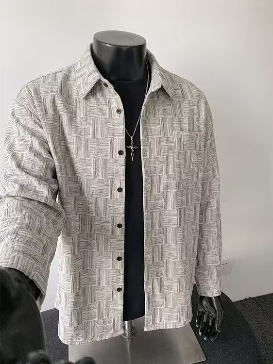 Camicia Casual a Maniche Lungh - Corduroy Button Up Shirt Men recensione e prezzo