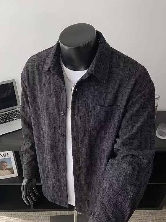 Camicia Casual a Maniche Lungh - Corduroy Button Up Shirt Men recensione e prezzo