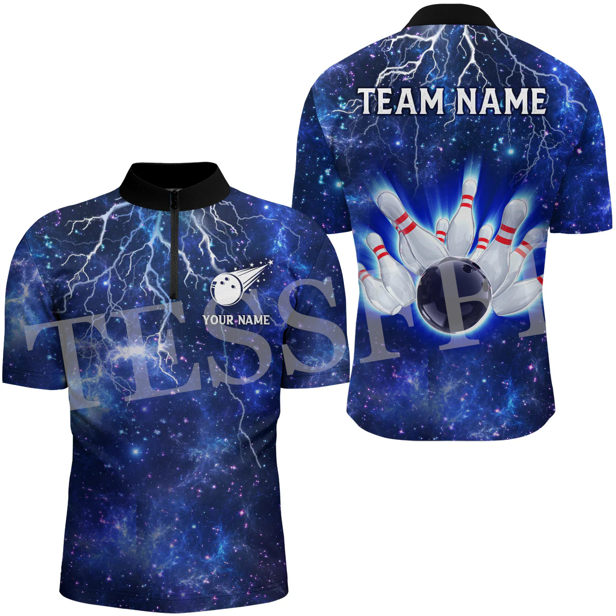 Nome personalizzato Strike Bow - Short Sleeve Bowling Shirt Retro recensione e prezzo