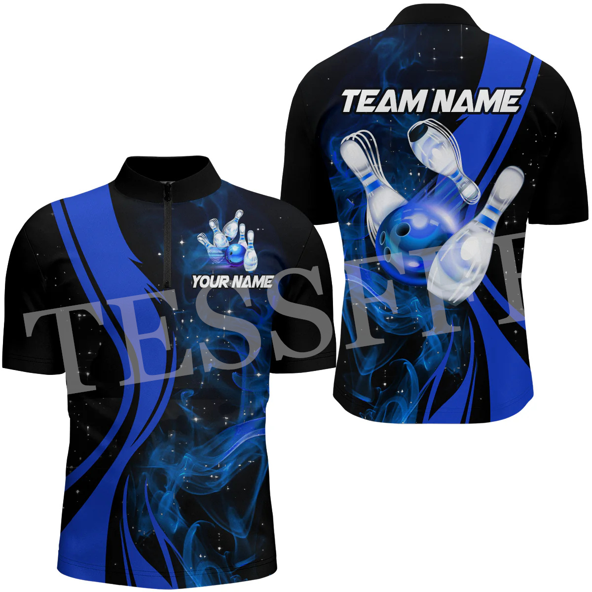 Nome personalizzato Strike Bow - Short Sleeve Bowling Shirt Retro recensione e prezzo