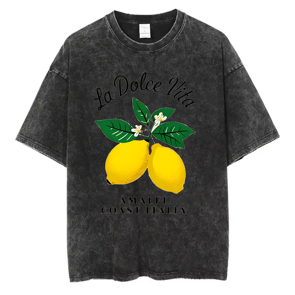 T-shirt vintage in cotone lava - Acid Wash Vintage Graphic T Shirt recensione e prezzo