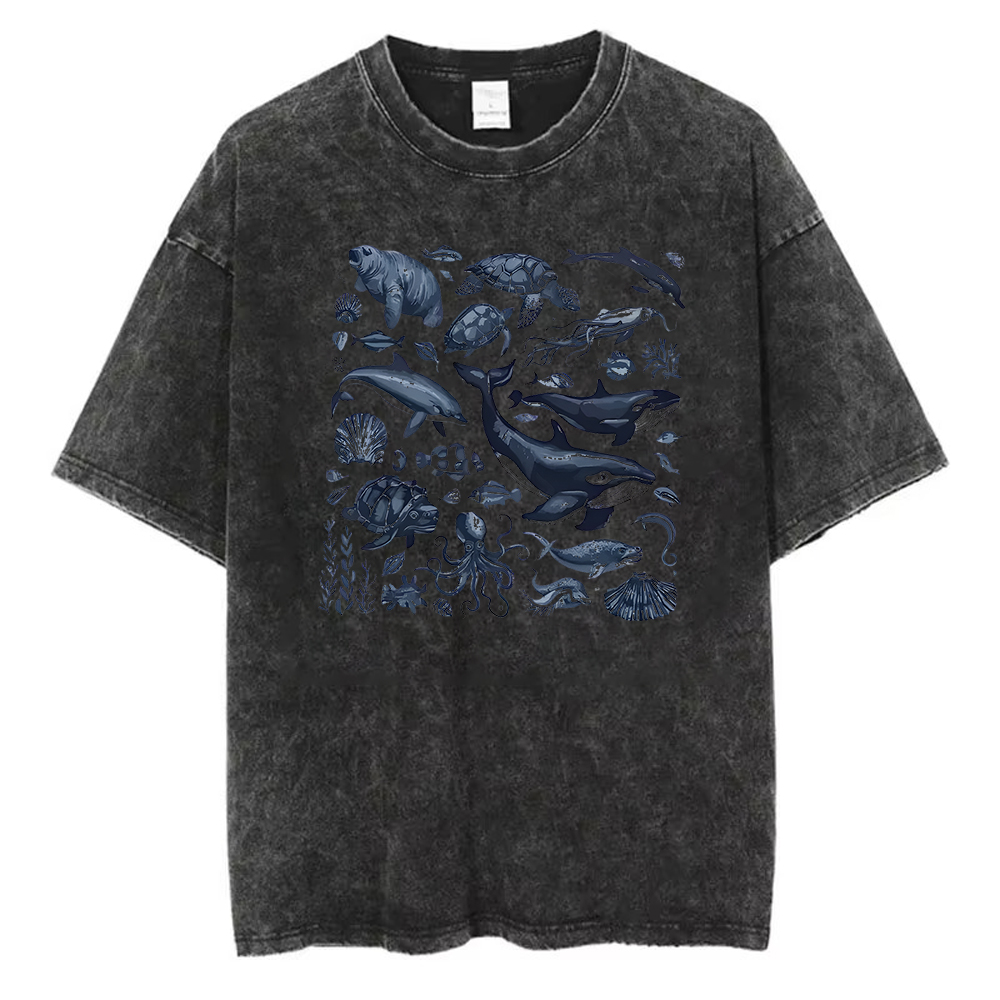 T-shirt Vintage in Cotone Lava - Acid Wash Vintage Graphic T Shirt recensione e prezzo