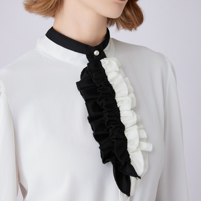 Colletto decorativo con volant - Shirts recensione e prezzo