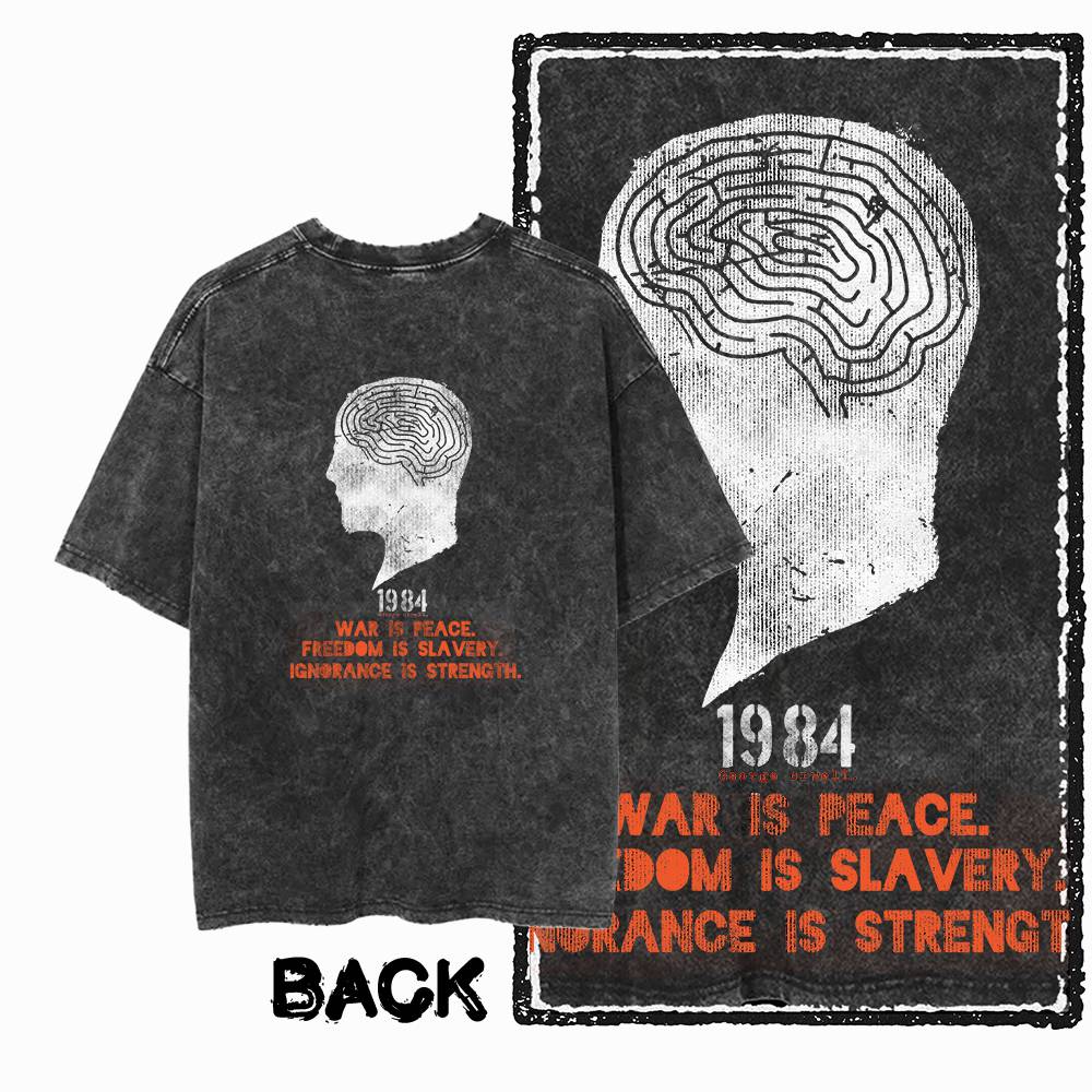 T-shirt da uomo con stampa sul - Acid Wash Vintage Graphic T Shirt recensione e prezzo